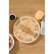 Karaca Funny Bamboo 30 cm Kahverengi Pizza Sunum Tahtası