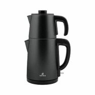 Karaca Gastro Dem 2 in 1 Çelik Inox Shiny Black Çay Makinesi