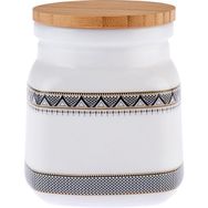 Karaca Globe 500 ml Beyaz Opal Cam Saklama Kabı