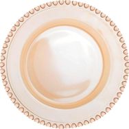 Karaca Glory Cam Amber 27 cm Tekli Servis Tabağı