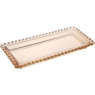 Karaca Glory Cam Amber 30 cm Kayık Tabak