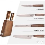 Karaca Hardwood 5 Parça Bıçak Seti
