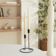 Karaca Home 24 cm 2'li Ekru Mum Şamdan