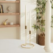 Karaca Home 24 cm İnci 2'li Mum Şamdan