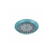 Karaca Home Anatoly 32 cm Mavi Dekoratif Tepsi