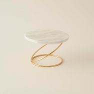 Karaca Home Angelina Gold 19x12 cm Mermer Dekoratif Mumluk