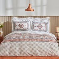 Karaca Home Aprika Kiremit %100 Pamuk Çift Kişilik Nevresim Takımı