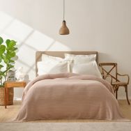 Karaca Home Back To Basic Koyu Pudra Tek Kişilik Örgü Battaniye