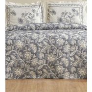 Karaca Home Clay Çift Kişilik İndigo Yatak Örtüsü Seti