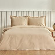 Karaca Home Cool Touch Stripe Çift Kişilik Bej Nevresim Takımı