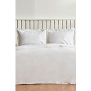 Karaca Home Cool Touch Stripe Çift Kişilik Beyaz Nevresim Takımı