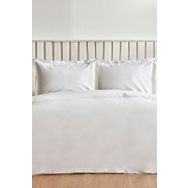 Karaca Home Cool Touch Stripe Çift Kişilik Beyaz Nevresim Takımı