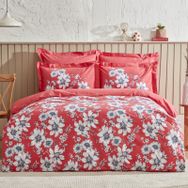 Karaca Home Cornell %100 Pamuk Koyu Pembe PP Çift Kişilik Nevresim Takımı
