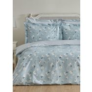 Karaca Home Daisy Mint %100 Pamuk Çift Kişilik Nevresim Takımı