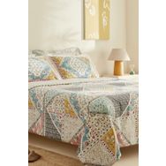 Karaca Home Edella %100 Pamuk Multicolor Tek Kişilik Nevresim Takımı