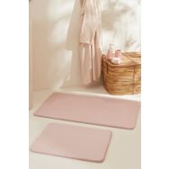 Karaca Home Feather Pudra 2'li Banyo Paspası