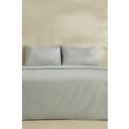Karaca Home Fiora Soft Touch %100 Pamuk Mavi Çift Kişilik Nevresim Takımı