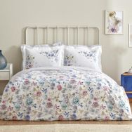 Karaca Home Floral Pamuk Tek Kişilik Lila Nevresim Takımı
