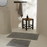 Karaca Home Foley Açık Gri 2'li Banyo Paspası