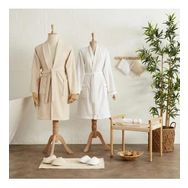 Karaca Home Glory Lurex 9 Parça Gold Bej Aile Banyo Seti