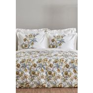 Karaca Home Indra %100 Pamuk Çift Kişilik Sarı Nevresim Takımı