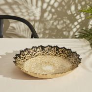 Karaca Home Kashida Dekoratif 34 cm Altın Tabak