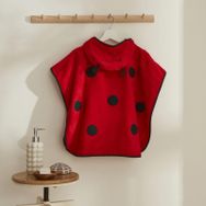 Karaca Home Ladybug Kırmızı %100 Pamuk Bebek Panço