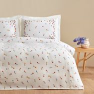Karaca Home Lores %100 Pamuk Pembe Çift Kişilik Pike Takımı