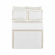 Karaca Home Nature Bej Çift Kişilik Keten Nevresim Takımı