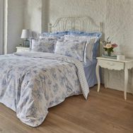 Karaca Home Parisien Percale Mavi Çift Kişilik Nevresim Takımı