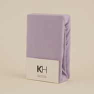 Karaca Home Penye Fitted 100x200+30 cm Lila Tek Kişilik Çarşaf