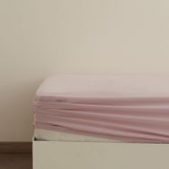 Karaca Home Pudra Basic %100 Pamuk Çift Kişilik Lastikli Çarşaf