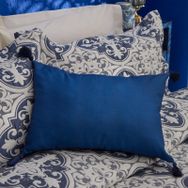 Karaca Home Rosario 35x50 cm Lacivert Püsküllü Dolgulu Kırlent