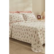 Karaca Home Silvie %100 Pamuk Kırmızı Tek Kişilik Pike Takımı