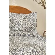 Karaca Home Tiles Çift Kişilik Mavi Yatak Örtüsü