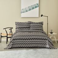 Karaca Home Wave Çift Kişilik Black Yatak Örtüsü