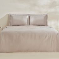 Karaca Home White Collection Felves %100 Pamuk Açık Gri Çift Kişilik Nevresim Takımı