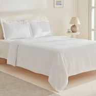 Karaca Home White Collection Felves %100 Pamuk Beyaz Çift Kişilik Nevresim Takımı