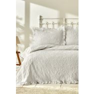 Karaca Home White Collection Tyra Beyaz Çift Kişilik Yatak Örtüsü