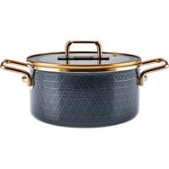 Karaca Kristal Emaye Antrasit 22 cm Tencere