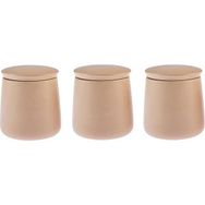 Karaca Lola 3'lü 400 ml Bej Baharat Takımı