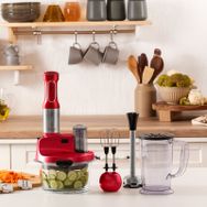 Karaca Mastermaid Prosteel 2500 W Imperial Red Mutfak Robotu