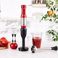 Karaca Mastermaid Prosteel Imperial Red Inox 1500 Watt Hand Blender
