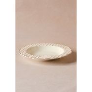 Karaca New Romantic Puantiyeli 24 cm Kırmızı Çukur Tabak