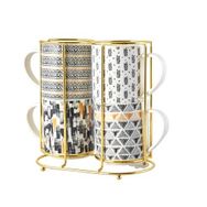 Karaca Nigrum 5 Parça Standlı Mug Kupa Seti