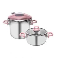 Karaca Perfect Pink 4 - 6 lt Düdüklü Tencere Seti