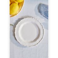 Karaca Perla 23 cm Beyaz Melamin Pasta Tabağı