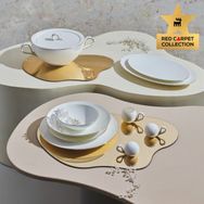 Karaca Red Carpet Collection Fine Pearl Extra Chanak 62 Parça 12 Kişilik İnci Gold Yemek Takımı