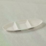 Karaca Stream Basic Line 26 cm 3 Bölmeli Sunum Tabağı