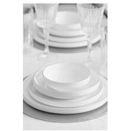 Karaca Streamline New Saturn New Bone 59 Parça 12 Kişilik Platin Yemek Takımı